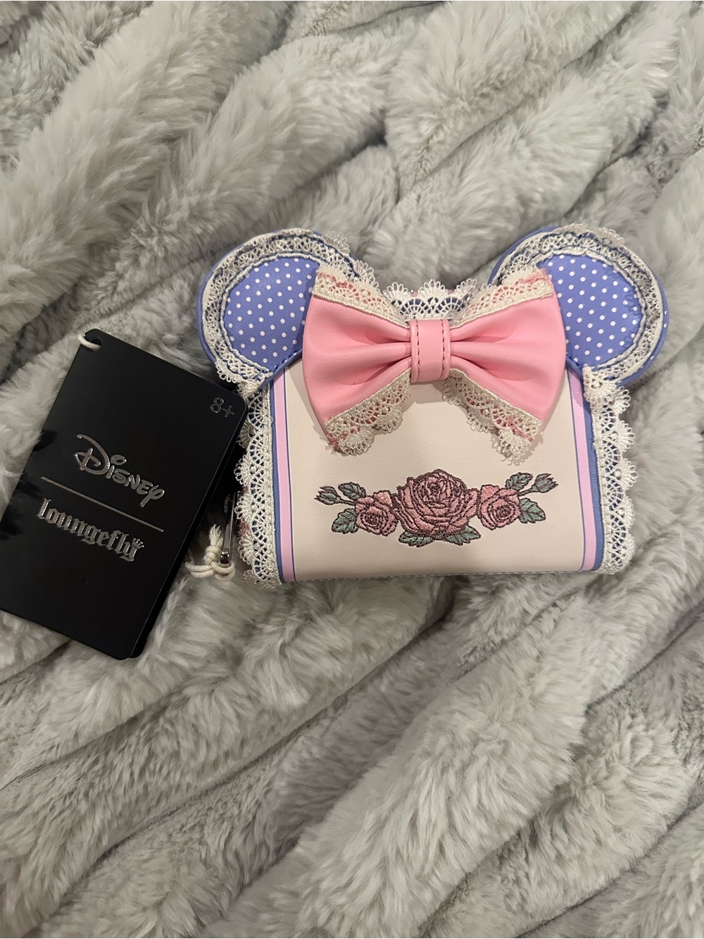 Loungefly Pink & Purple Floral Lace Wallet